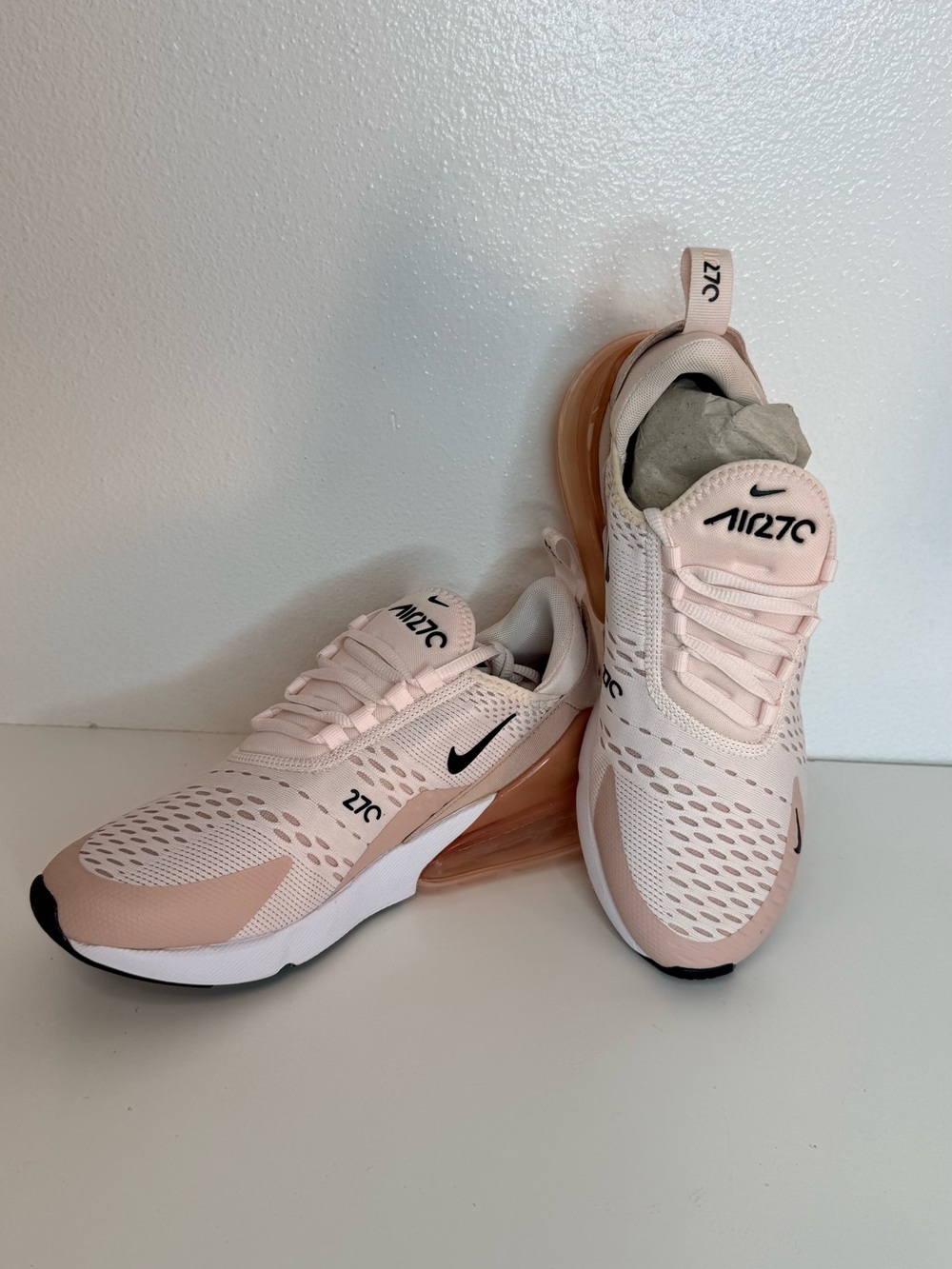 Nike Women’s Air Max 270 Sneakers - Blush Pink/Black